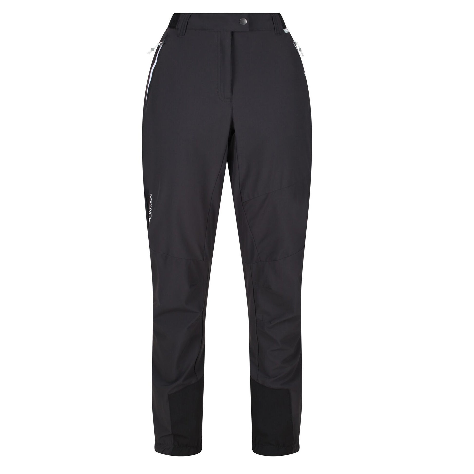 Ash-Black - Front - Regatta Womens-Ladies Mountain III Walking Trousers