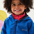 Oxford Blue - Pack Shot - Regatta Childrens-Kids Waterproof Jacket