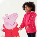 Bright Blush - Back - Regatta Childrens-Kids Waterproof Jacket