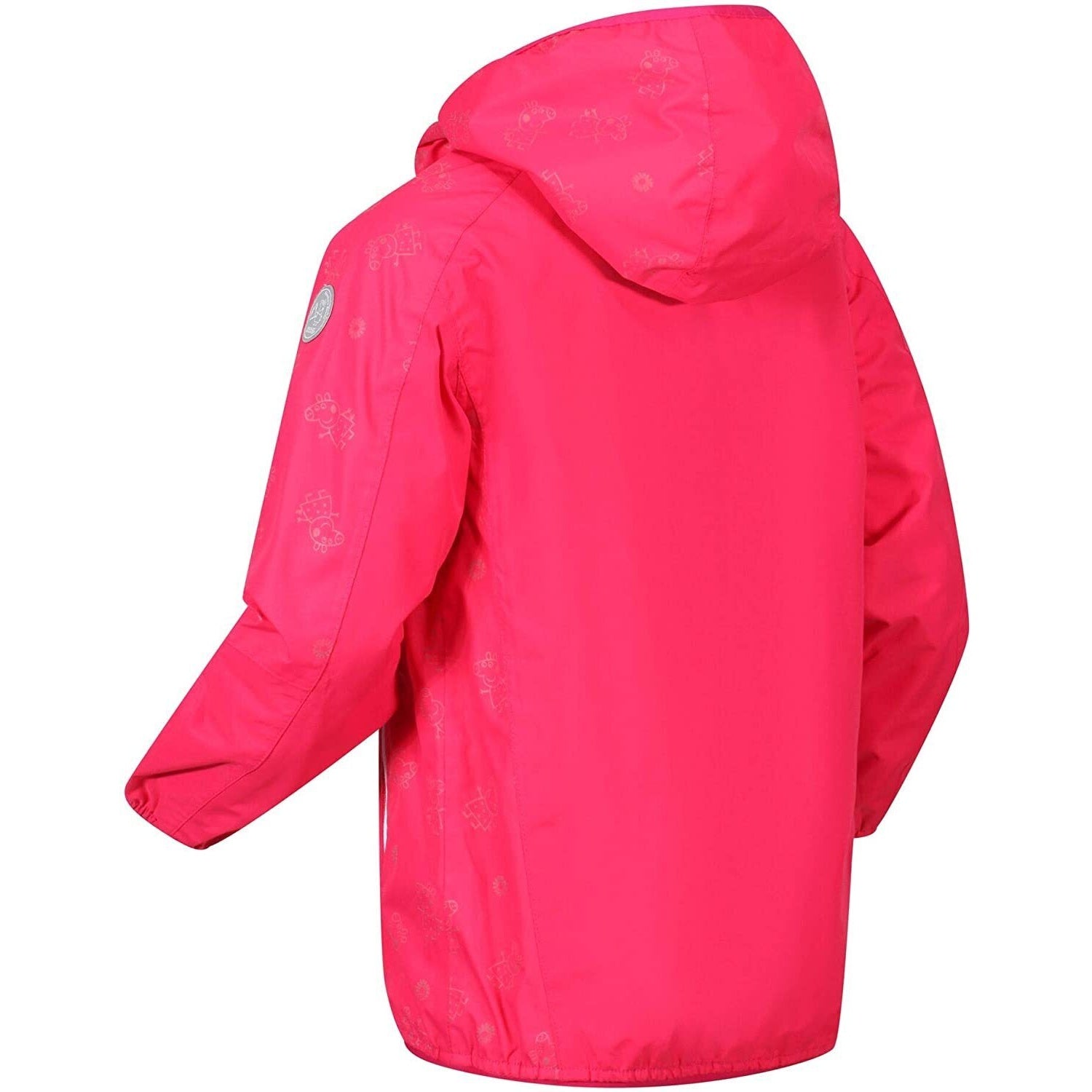 Bright Blush - Lifestyle - Regatta Childrens-Kids Waterproof Jacket