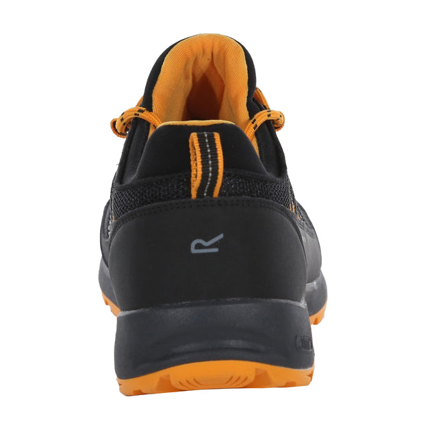 Black-Flame Orange - Lifestyle - Regatta Mens Samaris Lite Walking Shoes