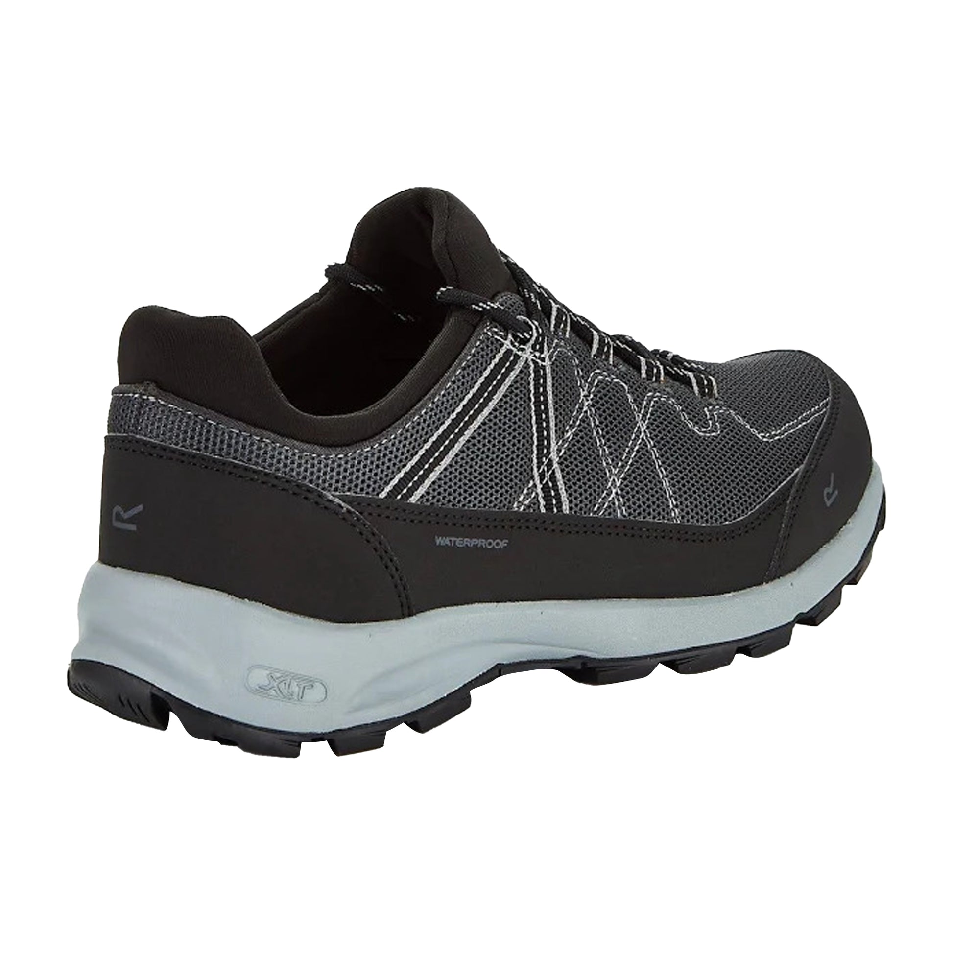 Black-Dark Steel - Side - Regatta Mens Samaris Lite Walking Shoes