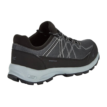 Black-Dark Steel - Side - Regatta Mens Samaris Lite Walking Shoes