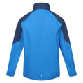 Sky Diver Blue-Admiral Navy - Back - Regatta Mens Calderdale IV Waterproof Softshell Hooded Walking Jacket