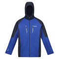 New Royal-Navy - Front - Regatta Mens Calderdale IV Waterproof Softshell Hooded Walking Jacket