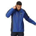 New Royal-Navy - Side - Regatta Mens Calderdale IV Waterproof Softshell Hooded Walking Jacket