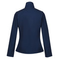 Navy Marl - Back - Regatta Womens-Ladies Connie V Softshell Walking Jacket