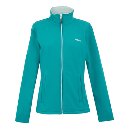 Exotic Plume-Icy Morn - Front - Regatta Womens-Ladies Connie V Softshell Walking Jacket