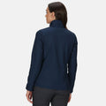 Navy Marl - Pack Shot - Regatta Womens-Ladies Connie V Softshell Walking Jacket