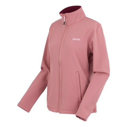 Dusty Rose - Side - Regatta Womens-Ladies Connie V Softshell Walking Jacket