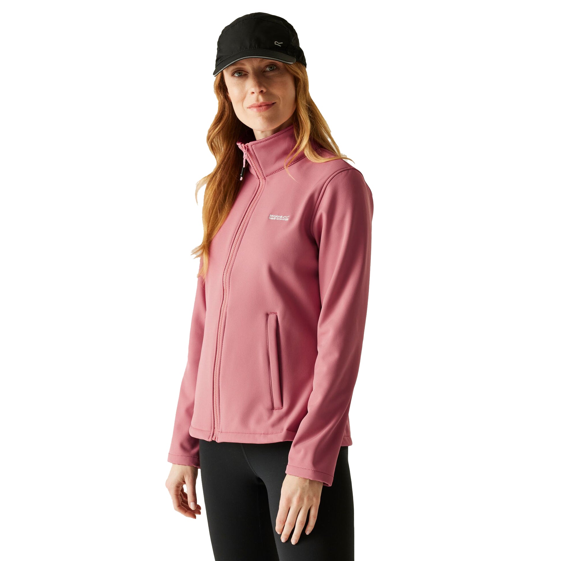 Dusty Rose - Pack Shot - Regatta Womens-Ladies Connie V Softshell Walking Jacket