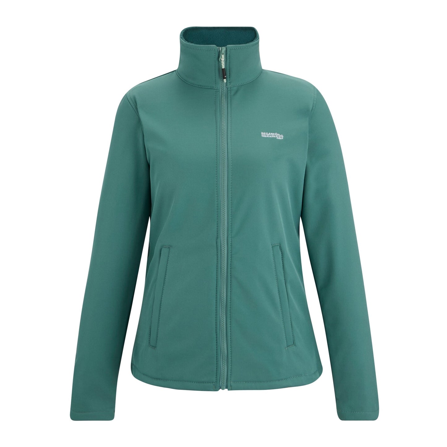 Ivy Moss - Front - Regatta Womens-Ladies Connie V Softshell Walking Jacket