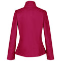 Navy Marl - Close up - Regatta Womens-Ladies Connie V Softshell Walking Jacket