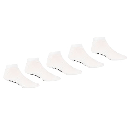 White - Front - Regatta Unisex Adult Trainer Socks (Pack of 5)