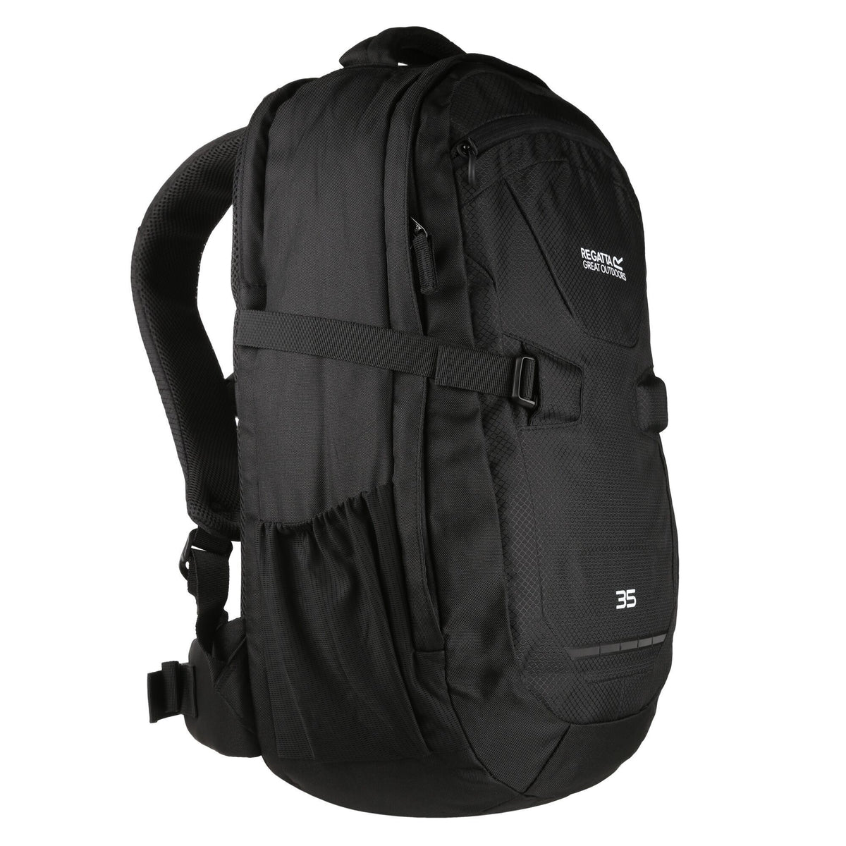 Black - Side - Regatta Paladen II 35L Backpack