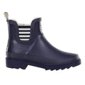 Navy-White - Front - Regatta Childrens-Kids Harper Wellington Boots