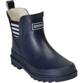 Navy-White - Back - Regatta Childrens-Kids Harper Wellington Boots