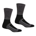 Briar Grey-Light Steel - Front - Regatta Womens-Ladies Samaris 2 Season Boot Socks