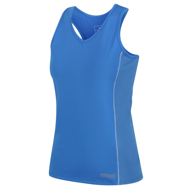 Sonic Blue - Pack Shot - Regatta Womens-Ladies Varey Active Vest