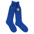 Blue - Front - Regatta Childrens-Kids Peppa Pig Boot Socks (Pack of 2)