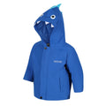 Blue - Back - Regatta Childrens-Kids Shark Waterproof Jacket
