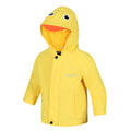 Yellow - Back - Regatta Childrens-Kids Duck Waterproof Jacket