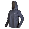 Navy-White - Pack Shot - Regatta Womens-Ladies Montes Lightweight Hoodie