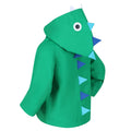 Green - Side - Regatta Childrens-Kids Dinosaur Waterproof Jacket