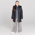 Black - Back - Dare 2B Girls Striking Hooded Parka