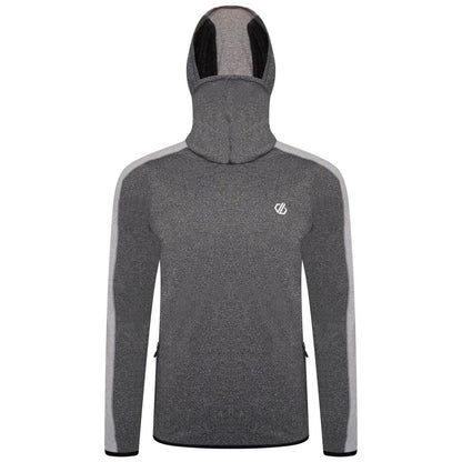 Charcoal-Ash Grey - Front - Dare 2B Mens Guard Up Hooded Midlayer