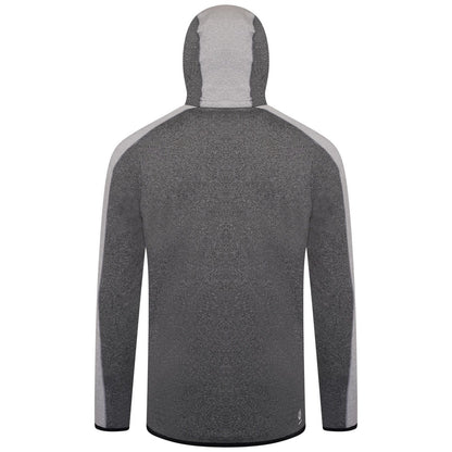 Charcoal-Ash Grey - Back - Dare 2B Mens Guard Up Hooded Midlayer