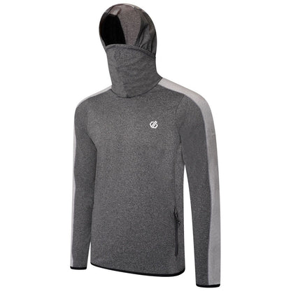 Charcoal-Ash Grey - Side - Dare 2B Mens Guard Up Hooded Midlayer