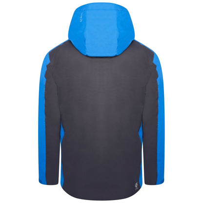 Athletic Blue-Ebony Grey - Pack Shot - Dare 2B Mens Observe II Waterproof Ski Jacket