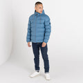 Stellar Blue - Side - Dare 2B Mens Switch Up Waterproof Puffer Jacket