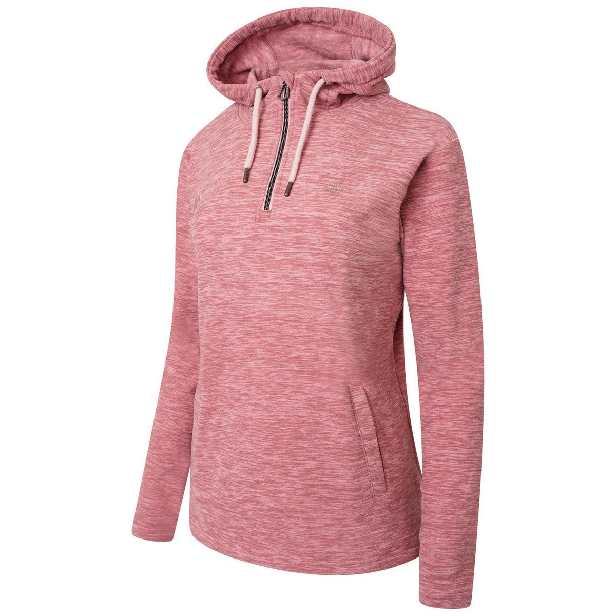 Powder Pink - Pack Shot - Dare 2B Womens-Ladies Obsessed Half Zip Fleece Top