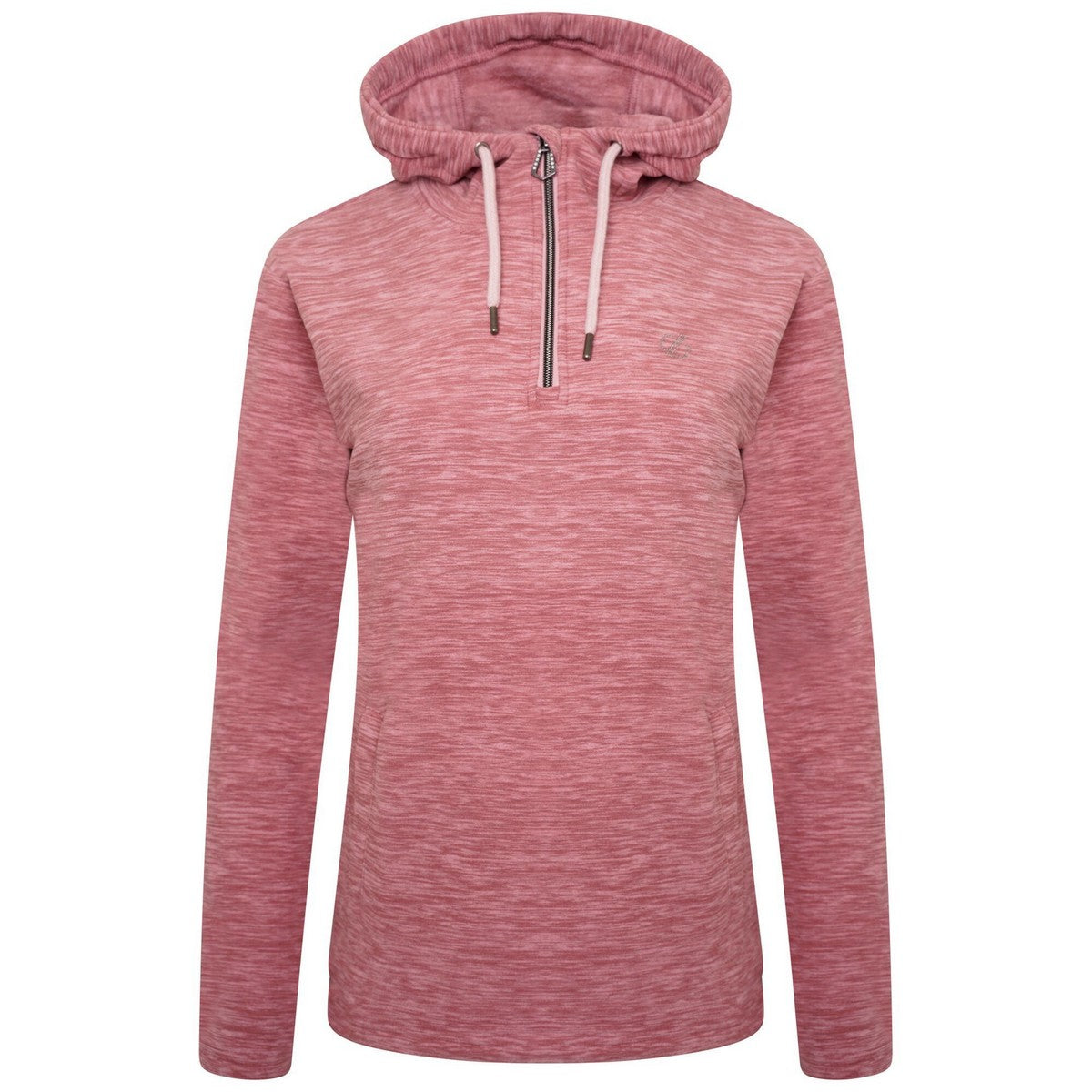 Powder Pink - Front - Dare 2B Womens-Ladies Obsessed Half Zip Fleece Top