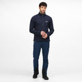 Navy - Side - Regatta Mens Stanner II Fleece