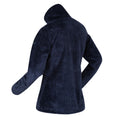 Navy - Side - Regatta Womens-Ladies Heloise Marl Full Zip Fleece Jacket