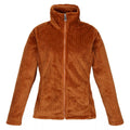 Copper Almond Ripple - Front - Regatta Womens-Ladies Heloise Marl Full Zip Fleece Jacket