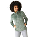 Darkest Forest Green - Side - Regatta Womens-Ladies Heloise Marl Full Zip Fleece Jacket