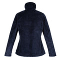 Navy - Back - Regatta Womens-Ladies Heloise Marl Full Zip Fleece Jacket