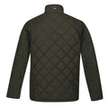 Dark Khaki - Back - Regatta Mens Londyn Quilted Insulated Jacket