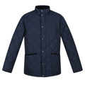 Navy - Front - Regatta Mens Londyn Quilted Insulated Jacket