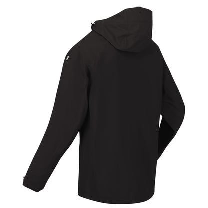 Black - Back - Regatta Mens Britedale Waterproof Jacket