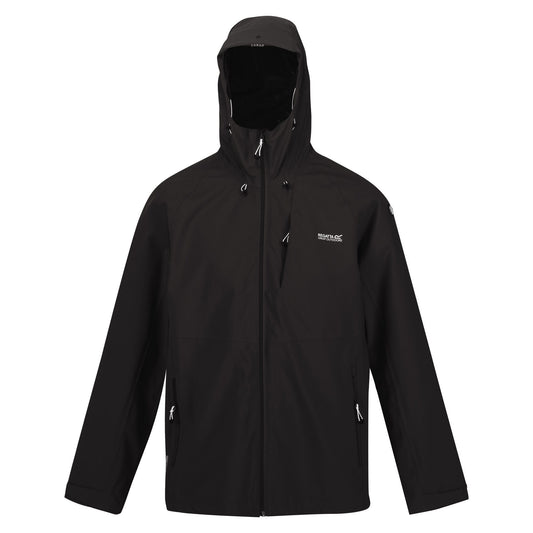 Black - Front - Regatta Mens Britedale Waterproof Jacket