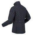 Navy Tile - Lifestyle - Regatta Womens-Ladies Charleigh Quilted Insulated Jacket