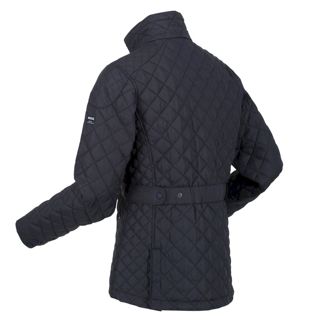 Navy Tile - Lifestyle - Regatta Womens-Ladies Charleigh Quilted Insulated Jacket
