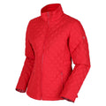 True Red - Close up - Regatta Womens-Ladies Charleigh Quilted Insulated Jacket