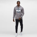 Rock Grey - Back - Regatta Mens 40 Years Graphic Print Hoodie