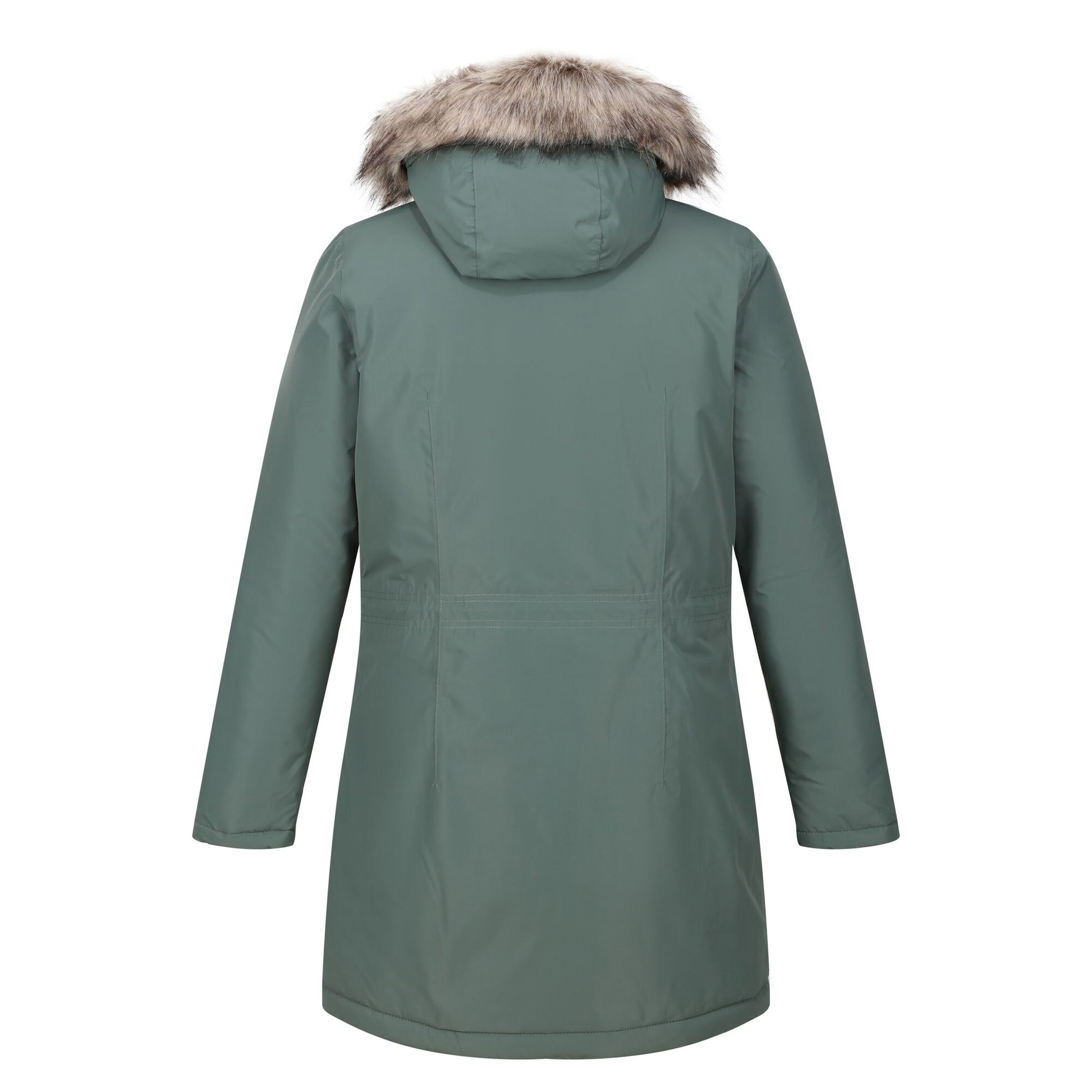 Dark Forest Green - Back - Regatta Womens-Ladies Voltera Heated Waterproof Jacket